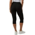 thumbnail image 3 of 32 Degrees Womens Cropped Tight Capri (Black, Medium), 3 of 4