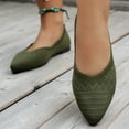 thumbnail image 6 of Mostsola Flats for Women Knitted Mesh Ballet Flats Shoes Pointed Toe Casual Walking Dress Shoes, 6 of 8