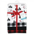 thumbnail image 2 of Hudson Baby Infant Boy Cotton Flannel Receiving Blankets, Buffalo Plaid Bear, One Size, 2 of 6