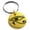 Gold, variant on Stainless Steel Egyptian Eye of Horus Engraved Small Medallion Circle Charm Keychain Keyring