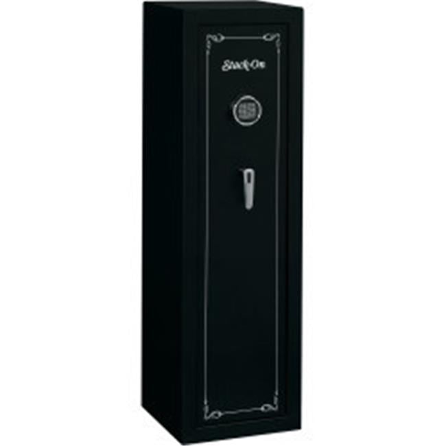 StackOn 10 Gun Safe, Electronic Lock, Matte Black