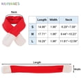 thumbnail image 4 of BadPiggies Set of 3 Dog Cat Christmas Costumes, Red Cloak Cape Velvet Scarf Hat Set Pets Fancy Dress Xmas Party Apparel for Puppy Kitten, M, 4 of 10