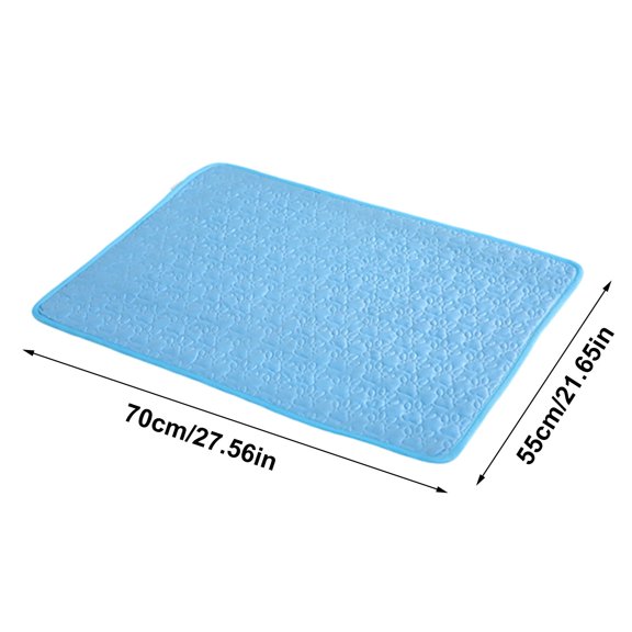 SHJHENG Pet Cooling Mat for Summer – Self-Cooling Gel Pad for Dogs and Cats, Pressure-Activated Ice Mat for Beds, Crates, and Floors, Washable Pet Cooler for Hot Weather