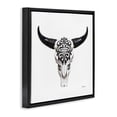 thumbnail image 3 of Stupell Industries Southwestern Fashion Brand Cow Skull Black Floating Frame Canvas Art, 18 x 18, by Amanda Greenwood, 3 of 8