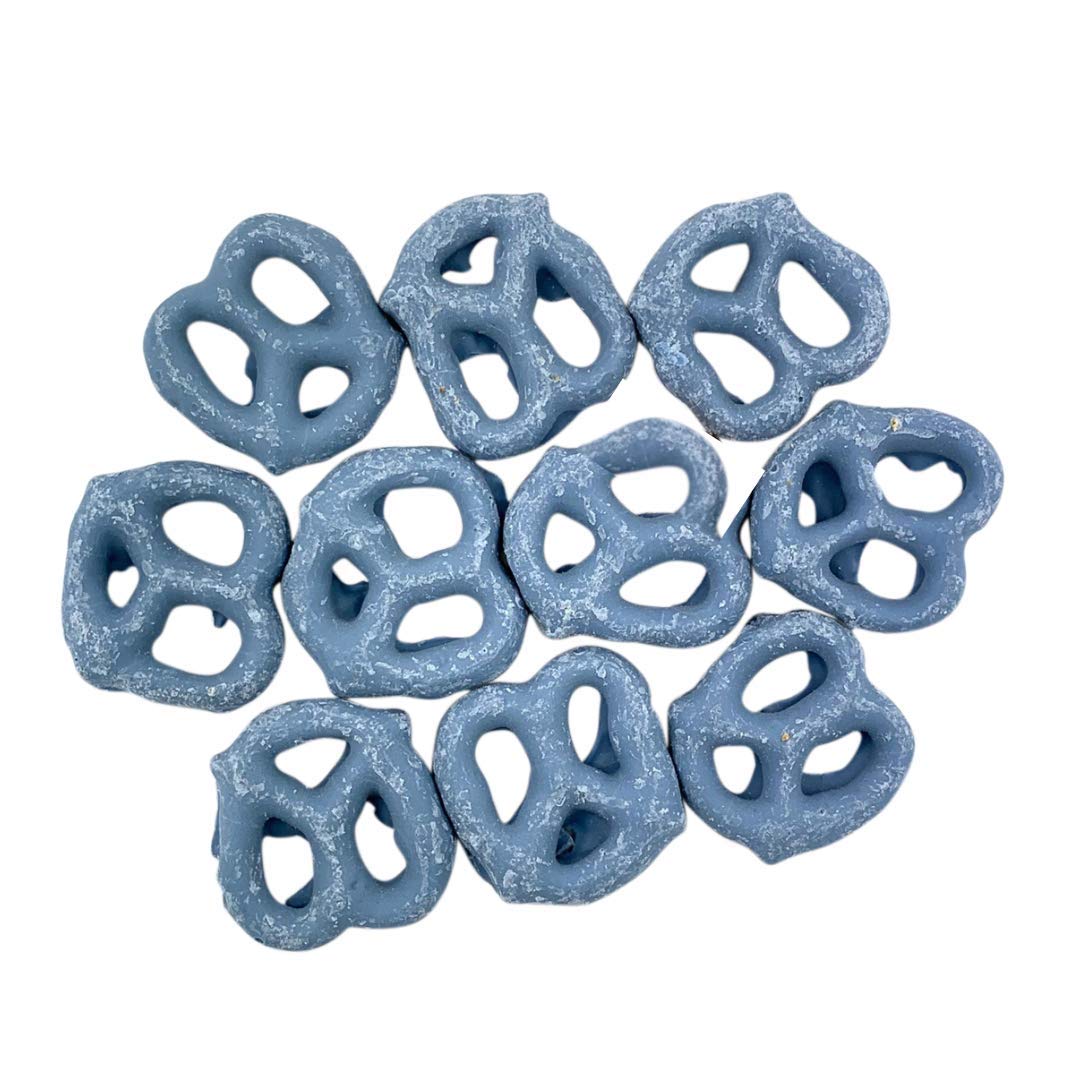 Needzo Fresh Blueberry Yogurt Covered Pretzels, 6 Ounces, Pack of 3