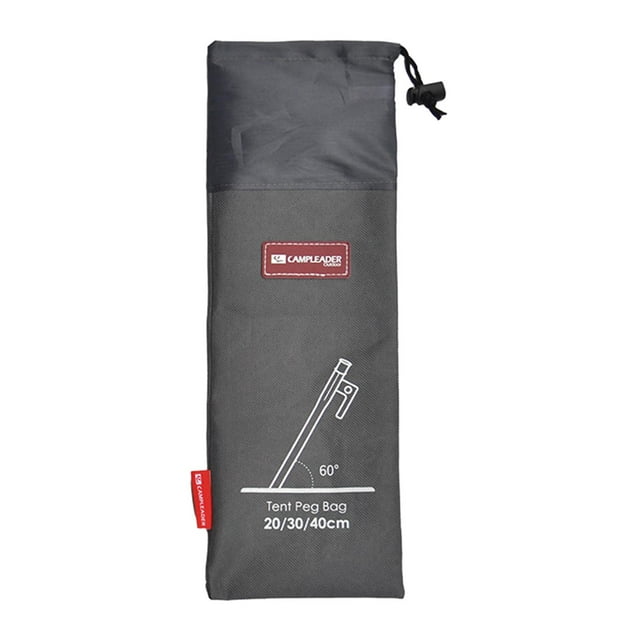 Bolsa organizadora de bolsa portátil duradera para almacenar clavos de estaca de clavija de tienda de 30 cm/40 cm Zulema Bolsa de la estaca