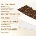thumbnail image 6 of Coffee Shop Peel and Stick Wallpaper Abstract Coffee Bean Shades Brown Beige Wall Mural 17.7in x 9.8ft Self Adhesive Removable Wall Paper Renter Friendly Wallpaper for Bakery Coffee Lover, 6 of 8