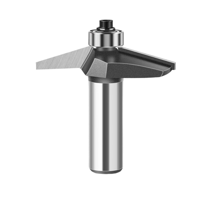 15 Degree Chamfer Edge Forming Router Bit 12mm 1/2inch Shank Bevel Flush Trim Bit Woodworking Milling Cutter Bits , High Precision