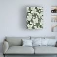 thumbnail image 4 of Canvas Wall Art - Treechild 'Green Round Strokes Pattern' Wall Art for Living Room, Bedroom, or Office D?cor by Trademark Fine Art - 35 x 47 Inches, 4 of 4