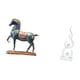 thumbnail image 5 of Escultura de resina de llama equina majestuosa, figura de caballo de fuego Fengshui moderna, adorno de escritorio para sala de estar, oficina, estante, 5 of 8
