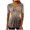 Khaki, variant on Womens Athletic Tops Running Shirts Women Workout Top Womens Tech Shirts Stretch T Shirt Tops Loose Fit Spandex Shirt Women T Sports for Athletic Wear Short Black M