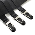 thumbnail image 4 of Jumpingount 2x medias de liguero antideslizantes con estilo y materiales de poliéster de confianza Accesorios de disfraces Negro S, 4 of 6