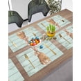 thumbnail image 3 of Easter Placemats Set of 6, Cute Bunny Placemat for Dining Table Decorations, Retro Wood Grain Place Mats, Spring Table Mats for Kitchen Dinner Seasonal Holiday Party Decor, 3 of 6