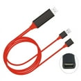 thumbnail image 2 of HDMI Cable TV Android Phones to HDMI Adapter Full HD 1080P USB Converter Cable(White), 2 of 8