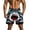 Black Mens Swimwear Bottom, variant on Black Swimming Shorts for Men High Waist Shark Print Knee Length Quick Drying Breathable Bathing Suit Swimsuit Bottom with Adjustable Drawstring
