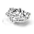 thumbnail image 2 of Jabonera ligera de lujo, estante de almacenamiento de jabón portátil, forma de nube dorada, bandeja de ducha para bañera, organizador de jabón plateado de plástico, 2 of 5