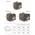 thumbnail image 2 of Farmhouse Coffee Toaster Cover 2 Slice, Small Kitchen Appliance Covers, Modern Vintage Coffees Black Brown Plaid Toaster Oven Cover with Loop, Bread Machine Cover Polyester Dust Cover Protection, 2 of 4