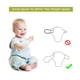 thumbnail image 5 of Utensilios para bebés Cucharas con estuche seguro de viaje Bebés pequeños Niños Alimentación Cuchara de entrenamiento Agarre fácil Resistente al calor Flexible Suave Perfecta Autoalimentación Cucharas de aprendizaje Verde hierba Sailing Electrónica, 5 of 6