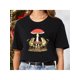 thumbnail image 1 of Camisetas de manga corta para mujer, camisetas de verano estampadas, cómodas, divertidas y casuales, para vacacionesINAWLY Frog Drinking Tea, Mushroom Aesthetic Round Neck Women Graphic T-Shirt Grap, 1 of 5