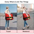 thumbnail image 5 of Red Christmas Santa Costume Pattern Travel Tote Bags for Women Carry On,Large Weekender Bags for Women Travel,Multi Functional Duffle Bag for Work,Shopping,Sports, 5 of 5