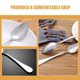 thumbnail image 2 of 4 piezas de acero inoxidable acero para bebés Spoon para niños pequeños para puré de puré de accesorios de alimentación para bebés Cucharas raspadas para uso doméstico, 2 of 7
