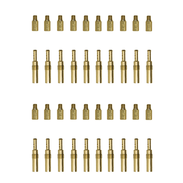 40 Piezas Principales de Carburador de Cobre + Kit de Chorros Lentos para PWK para Carbs Accesorios de Carburador de Motocicleta