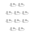 thumbnail image 2 of Minnieouse Anillo abierto con letras mayúsculas de cobre, anillos de compromiso elegantes reutilizables para mujer, regalos de joyería de Type4 NO4, 2 of 6