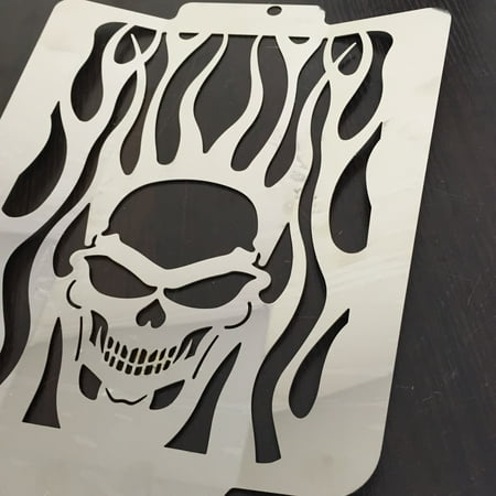Skull Grille - HTT-MOTOR Skull Flame Radiator Grille Cover Guard Protector for Suzuki Boulevard M109