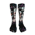 thumbnail image 5 of Pofeuu Geometric Sports Energetic Burst Print Stockings, Adult Running Hiking Socks for Youth and Adult-One Size, 5 of 8
