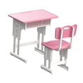 thumbnail image 2 of Juego de escritorio y silla para casa de muñecas, decoración de casa de muñecas, muebles de casa de muñecas 1/12 para Diorama , Rosa, 2 of 8