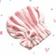thumbnail image 2 of Gorros para secar el cabello Rayas Gorros con lazo Sombrero de absorción de agua Diadema suave Suministros de baño (rosa), 2 of 7