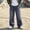 Sky Blue, variant on Big Kids Boys Retro Washed Wide Leg Jeans, American Street Style Loose Denim Pants, Fashion Long Trousers Black 13 Years