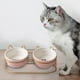 thumbnail image 5 of Comedero doble para gatos Yuyangstore Soporte elevado para comederos para gatos oro, 5 of 8