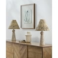 thumbnail image 5 of Livabliss Teslin Traditional Accent Table Lamp, 22-inch, Light Grey/Brown with Brown Shade (Set of 2), 5 of 5