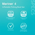 thumbnail image 4 of Intex Mariner 4 Person Inflatable Lake Dinghy Boat with Pump and Oars Set, 4 of 10