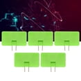 thumbnail image 4 of Travel Adapters, Brass Contact 5Pcs Plug Adapter 180° Rotation  For PC Rose Red,Black,Blue,Green,White,Yellow, 4 of 8