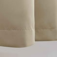 thumbnail image 3 of Curtainking Blackout Kitchen Curtains 24 Inch 2 Panels Soft Tier Curtains Rod Pocket Short Window Curtains for Bathroom Taupe, 3 of 8
