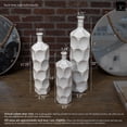 thumbnail image 6 of Urban Trends Ceramic Decorative Grey Vase Dimple Pattern Sides, Decor Center Piece for Home Décor for Living Room, Table, Office Decor, 6 of 7