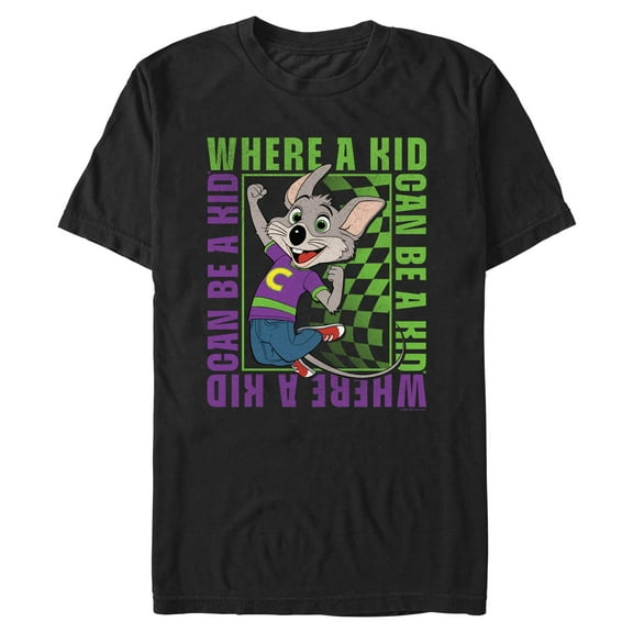 Mens Chuck E. Cheese Be a Kid T Shirt