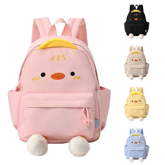 FYDUU Chick Backpack Girls School Bag Cute Kids Bookbag for Elementary Middle Student Casual Daypack Children Back to School Backpacks