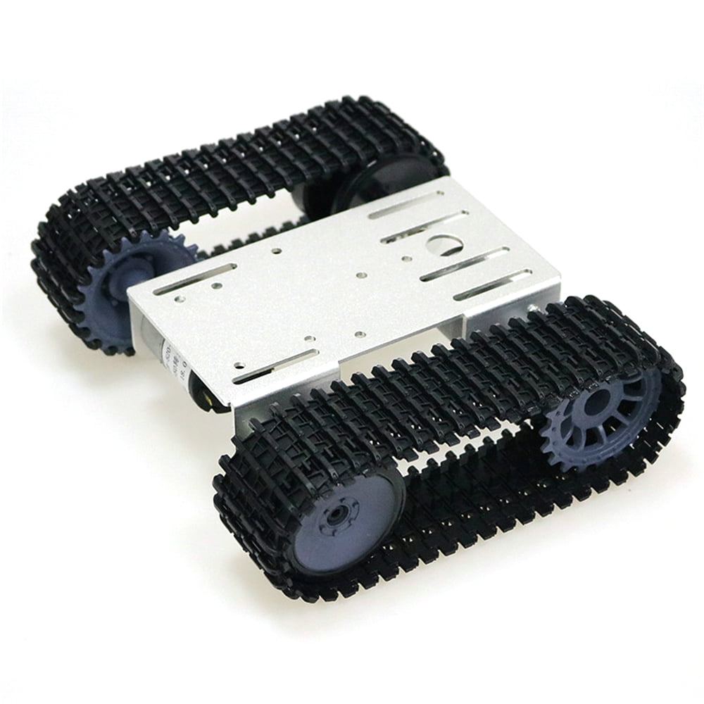Smart Car Platform Tracked Robot Tank Chassis Dual DC 9V Motor Arduino DIY STEM 