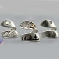 thumbnail image 4 of IKemiter Natural Landscape Open Ring Sunrise/Moon/Cactus Hand-drawing Winding Finger Ring Adjustable Hand, 4 of 7
