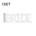 thumbnail image 2 of Vjnyvs 40 inch Bride Balloons for Hen Party Decorations，Bridal Shower Decorations|Engagement Party,White Jumbo Hen Party Balloons, 2 of 7