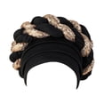 thumbnail image 2 of Turbante africano para mujer jinwen con lentejuelas Melon rojo, 2 of 5