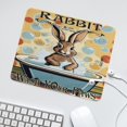 thumbnail image 6 of Rabbit Wash Your Paws Printed Mouse Pad, 10"x12", Square Mouse Pad, Cloth with Rubberized Base, Standard, 6 of 8