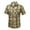 Khaki, variant on WREESH Men's Fashion Casual Dress Shirts Button Down with Cargo Pockets, Short Sleeve Turndown Collar, Plaid Pattern Workwear with Pockets Olive Green