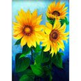 thumbnail image 1 of Pintura de diamante (DB3460) Kits de bricolaje 5D Tres girasoles Artesanías cuadradas 50x70cm Hugtrwg Para estrenar, 1 of 1