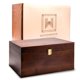 thumbnail image 2 of Caja de almacenamiento de madera Woodgenics, tamaño grande, color marrón chocolate, 2 of 7