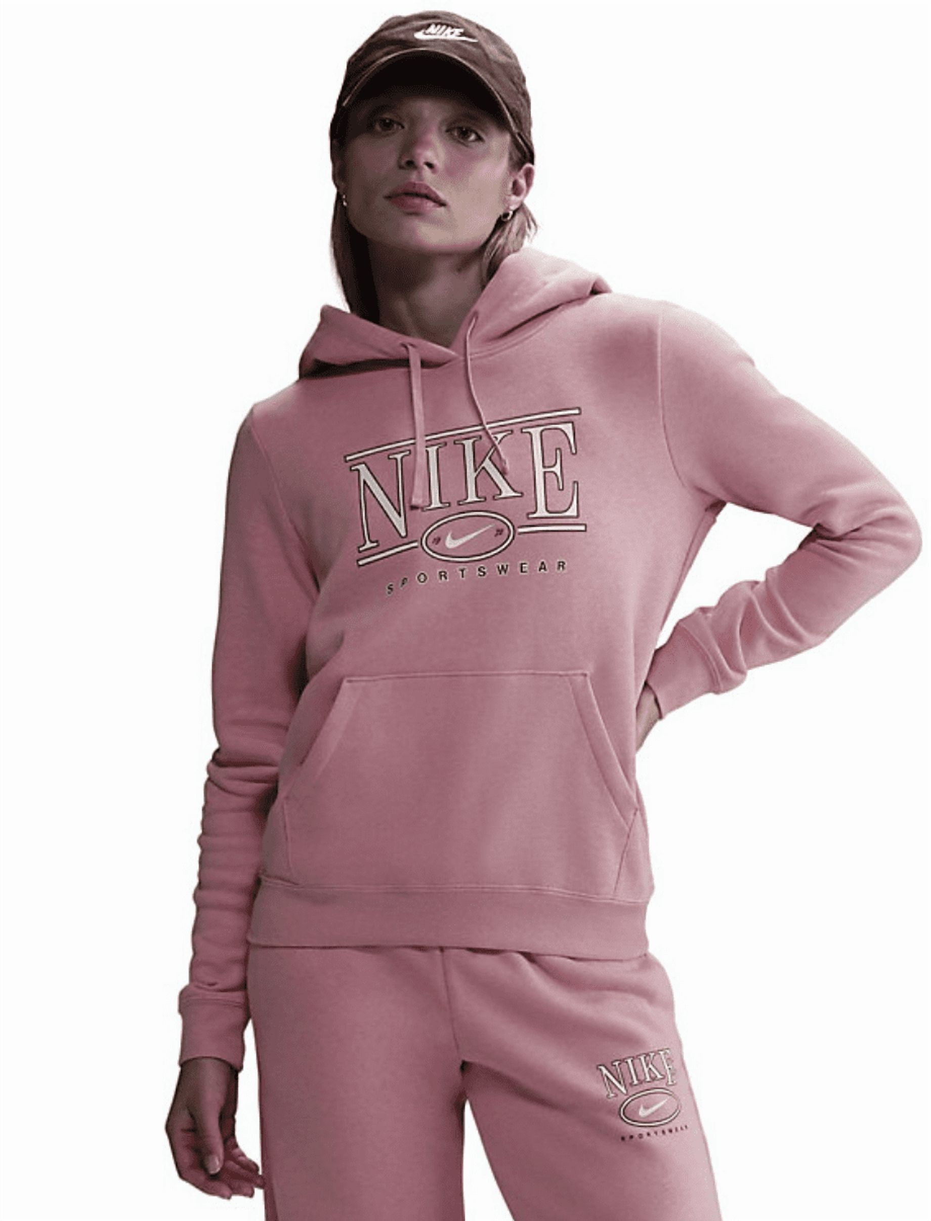 nike therma fit hoodie pink