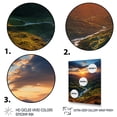 thumbnail image 3 of Designart "Sunset Over Dominican Mountains II" Landscape & Nature Floater Framed Canvas Print, 3 of 7